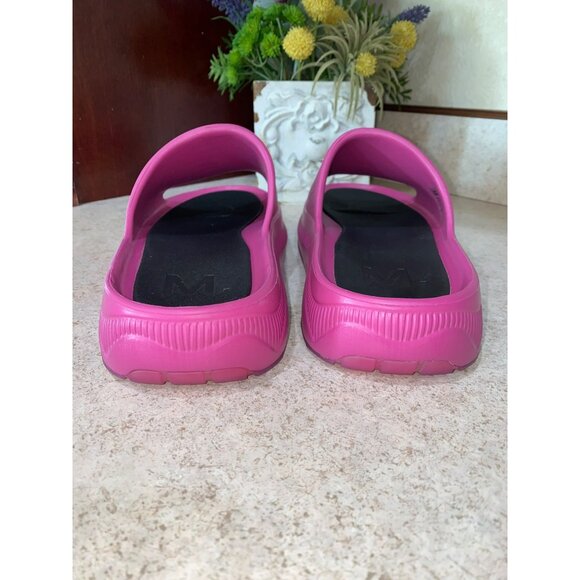 Municipal Womens Pink Slide Sandals Size 8 Comfortable Lightweight Slip-On - Picture 4 of 9